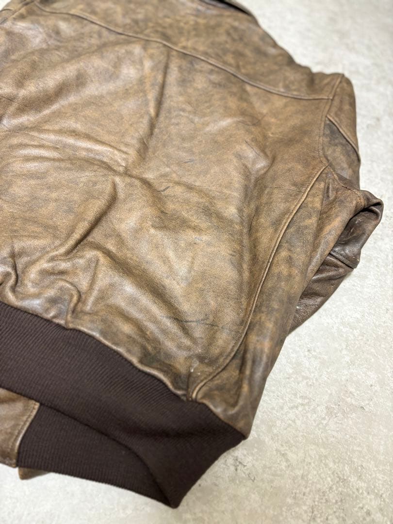 THE SHARPER IMAGE 本革 レザージャケット 短丈 ヴィンテージ