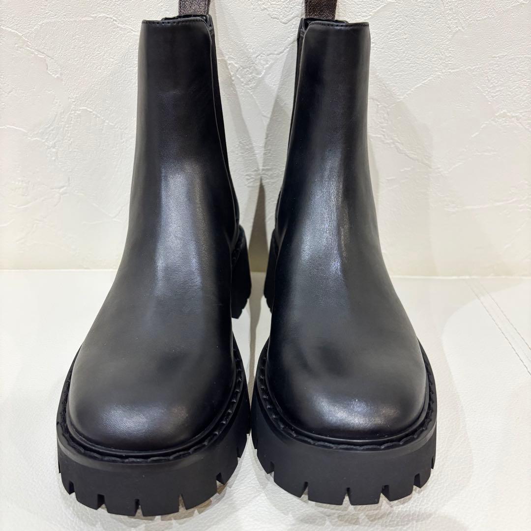 新品【MICHAEL KORS】マイケルコース レザー アンクルブーツ　23cm