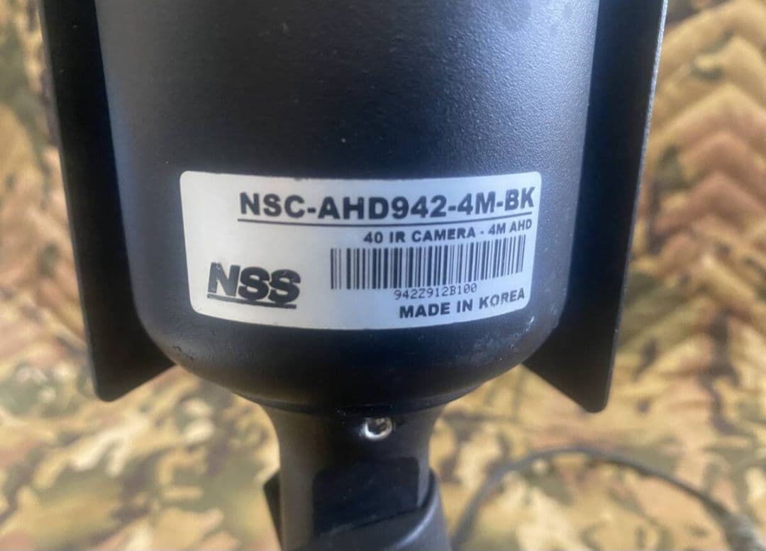 NSS 防水暗視カメラ NSC-AHD942-4M BK　2台セット！ジャンク
