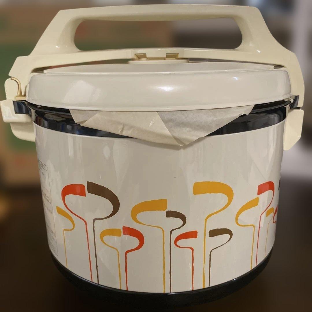 【昭和レトロ】National 大容量　電子炊飯ジャー　炊飯器　新品　未使用