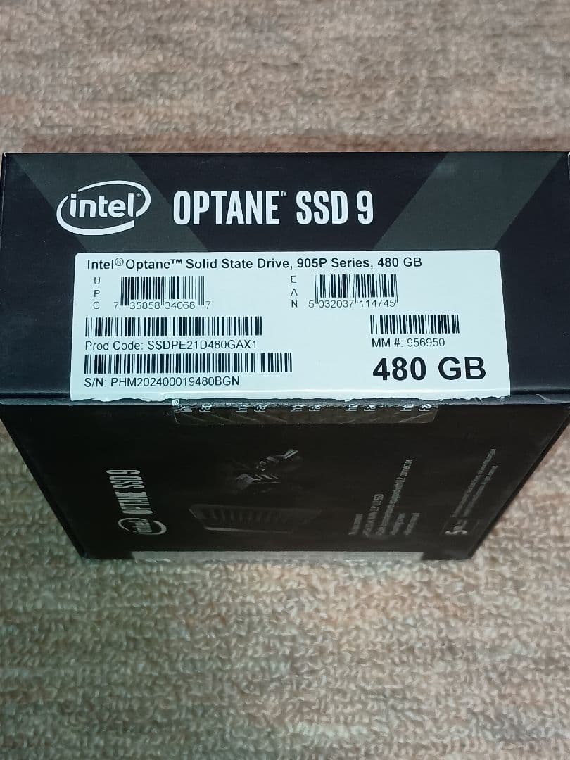Intel Optane SSD 905P ケーブル付き
