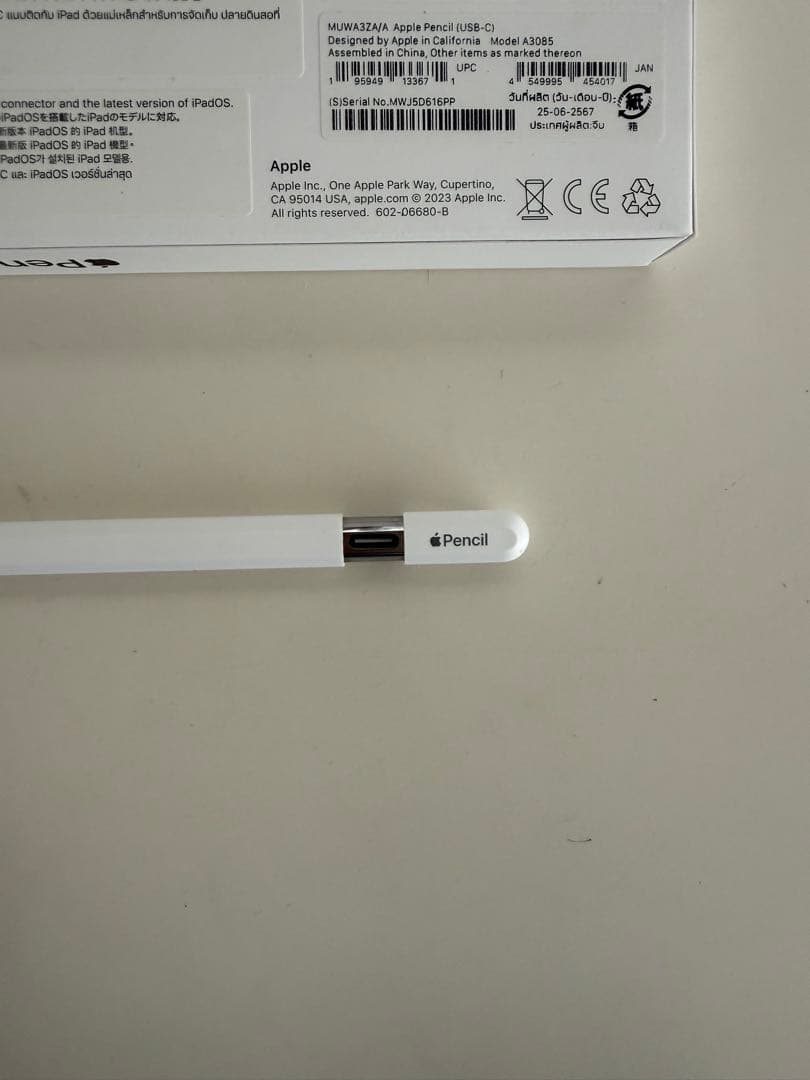 Apple Pencil（USB-C）タイプ