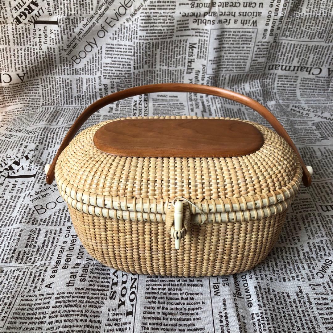 ハンドメイド ピクニックバスケット