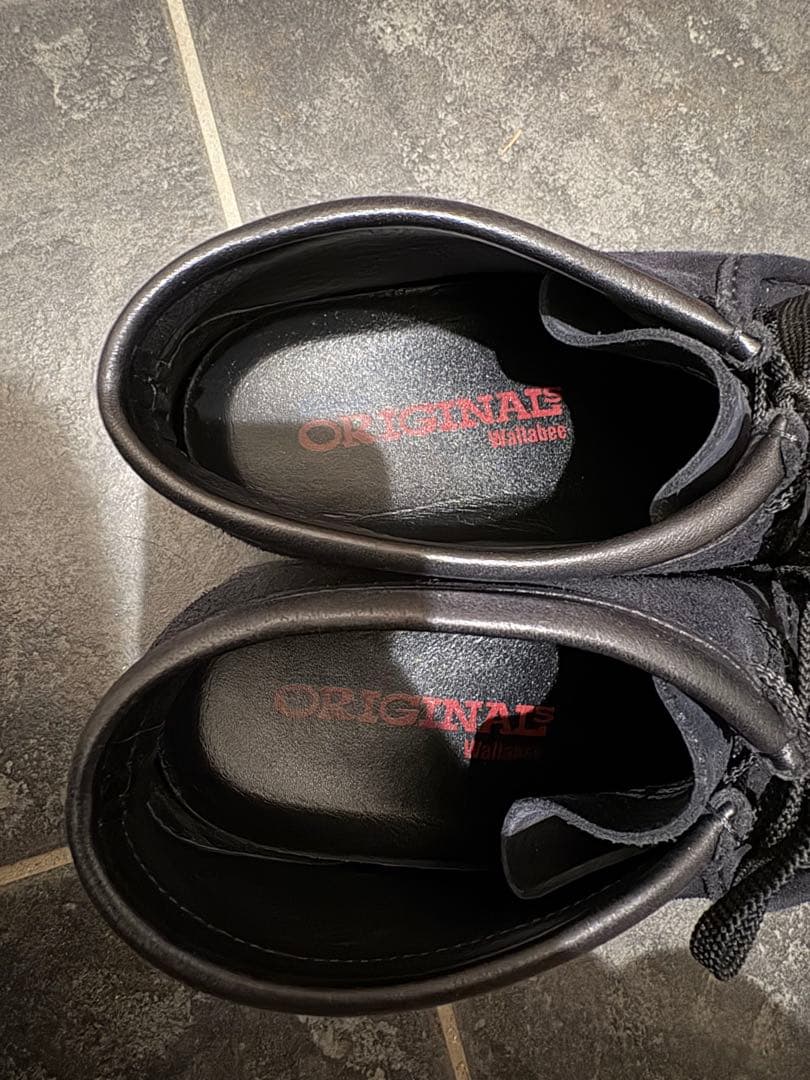 Clarks wallabee black クラークス　ワラビー