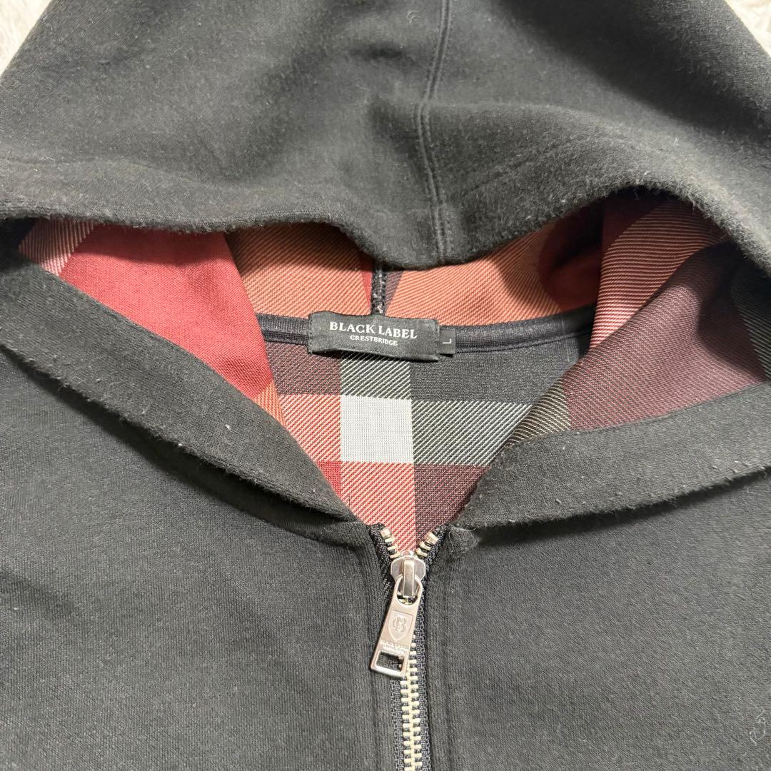 BLACK LABEL CRESTBRIDGE チェック　パーカー　フルジップ