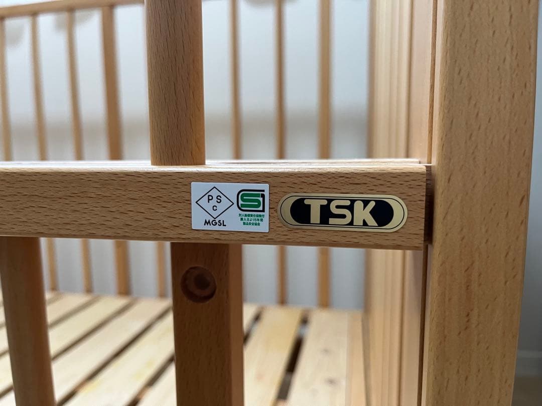 MIKI HOUSE ベビーベッド 木製