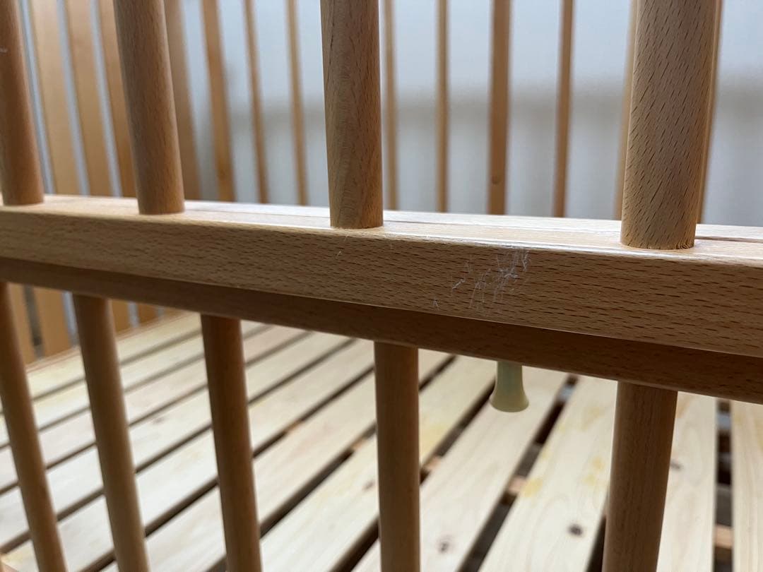 MIKI HOUSE ベビーベッド 木製