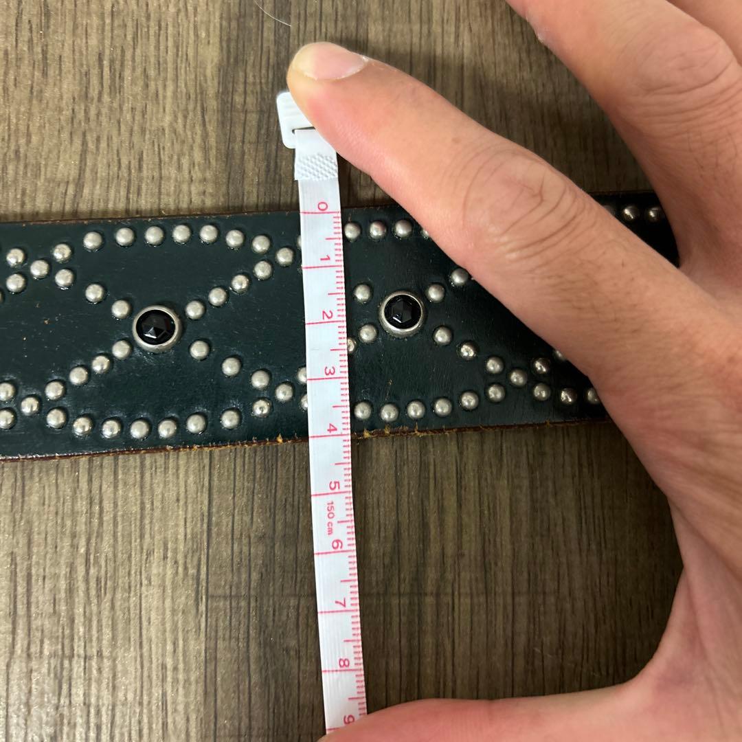 (早い者勝ち)HTC スタッズベルト　深緑　32 アメカジ　激レア　ヴィンテージ