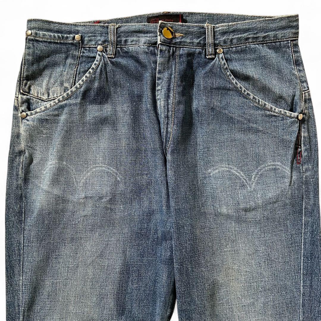名作! 00s リーバイス エンジニアードジーンズ 立体裁断 W34 L30