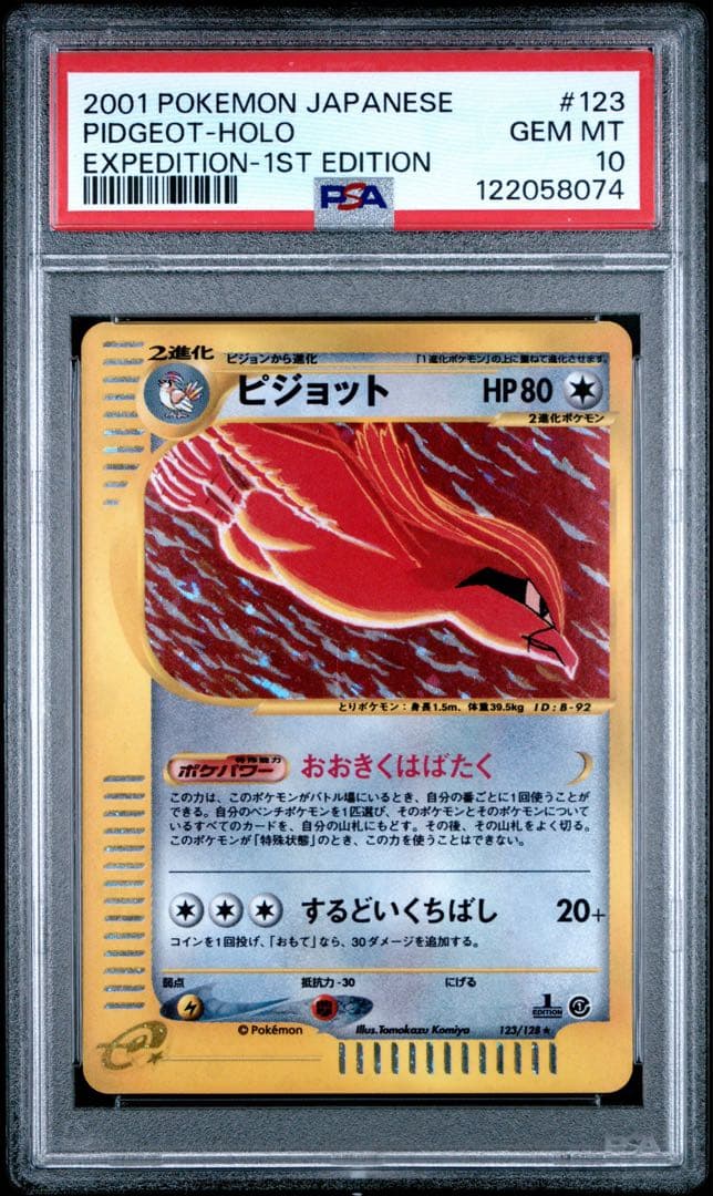 PSA10 ピジョット 123/128 カードe eカード 1st POP366