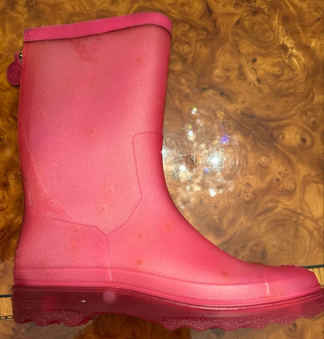 こ*り様 CHANEL ピンク 長靴 サイズ37