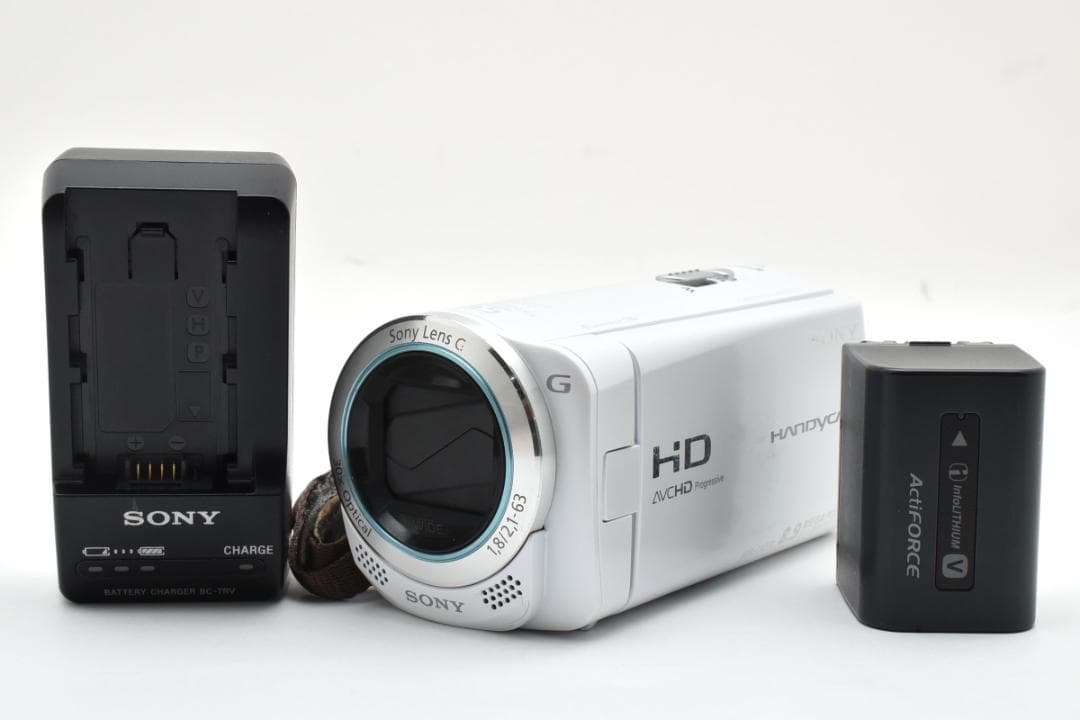 ★本体美品★SONY HDR-CX270V ホワイト ハンディカム