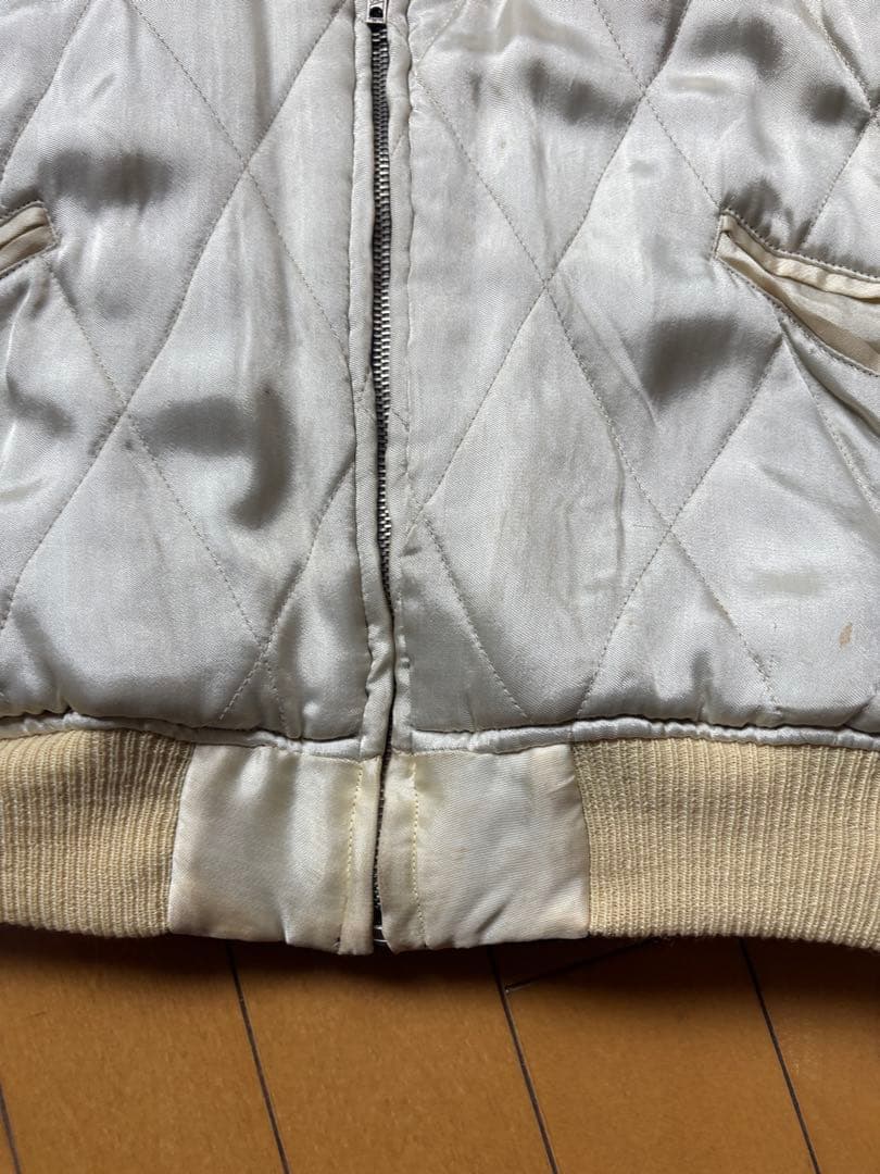 シルバーストーン スカジャン スーベニアジャケット 38 別珍 手振り刺繍