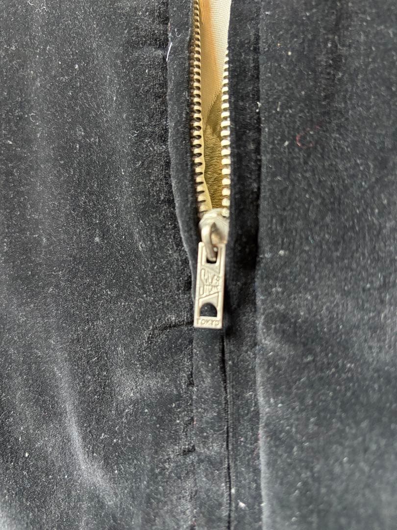 シルバーストーン スカジャン スーベニアジャケット 38 別珍 手振り刺繍