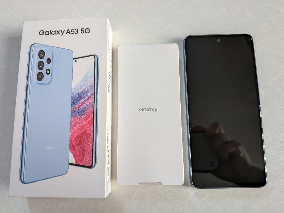 Galaxy A53 5G オーサムブルー SIMフリー Android 箱付き