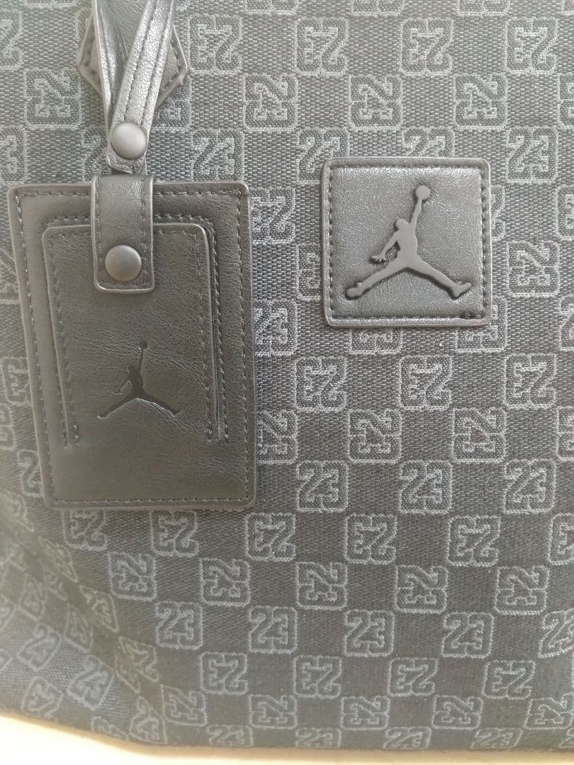 【ハリケーン】Jordan モノグラム　トートバッグ　ブラック