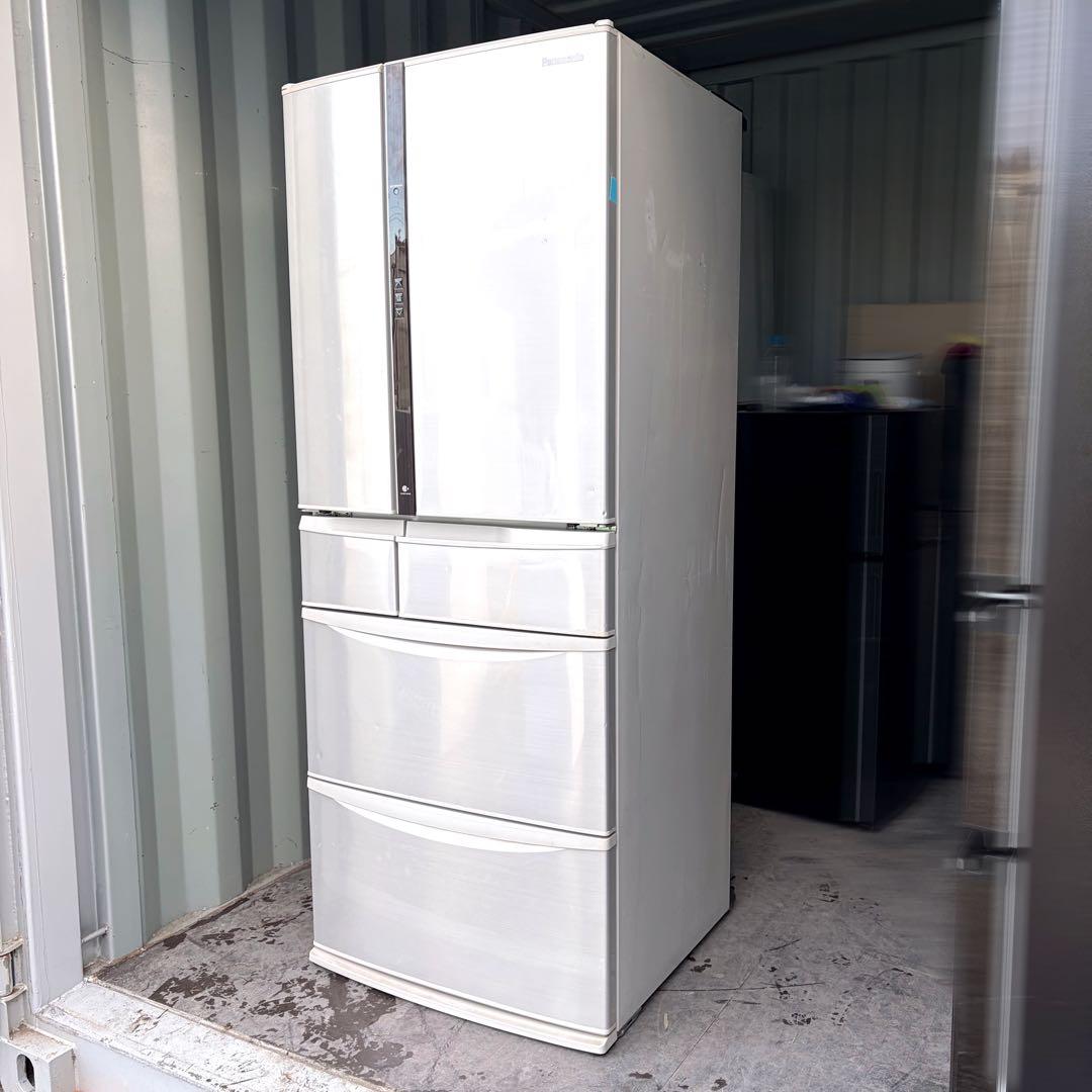 運搬取付無料！シルバー純正Panasonic大容量パワフル冷蔵庫！完動超美品！