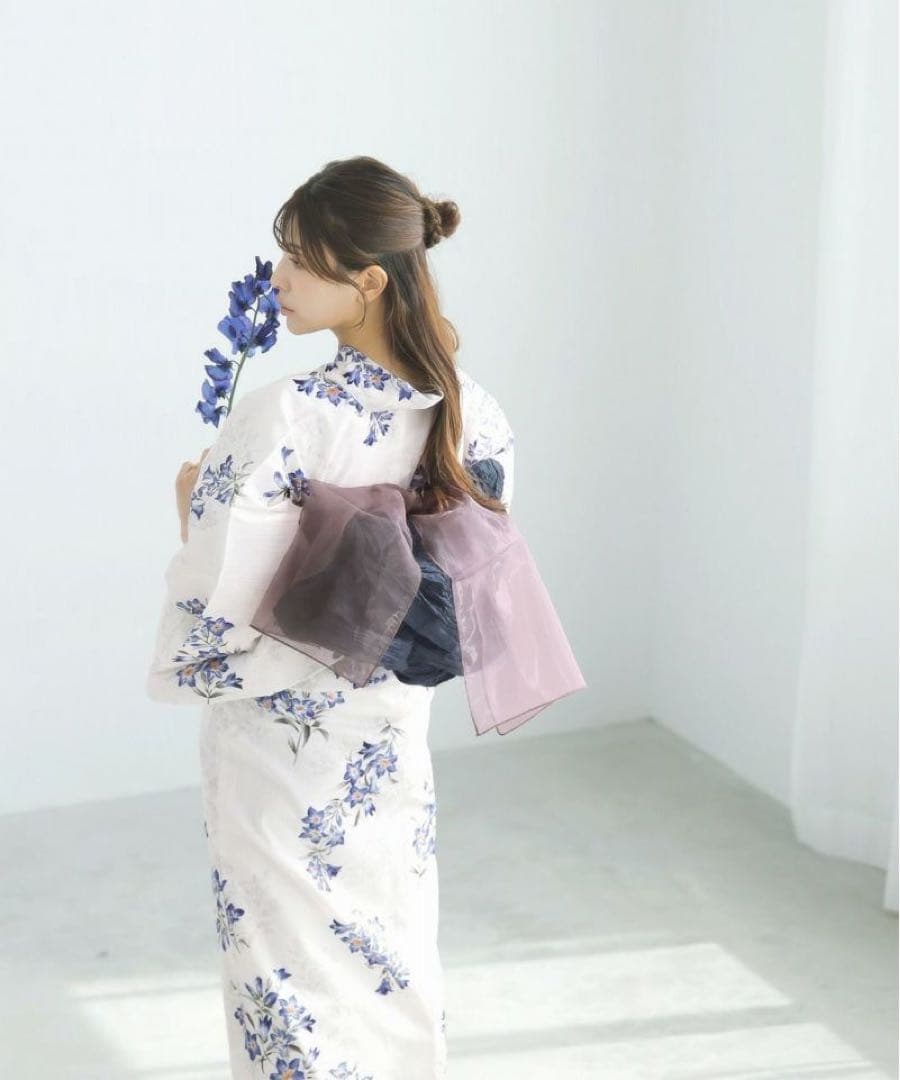 値下げ！Ditaディータ♡オトナ浴衣　高級5点セット♡ 【京の淡宵竜胆】