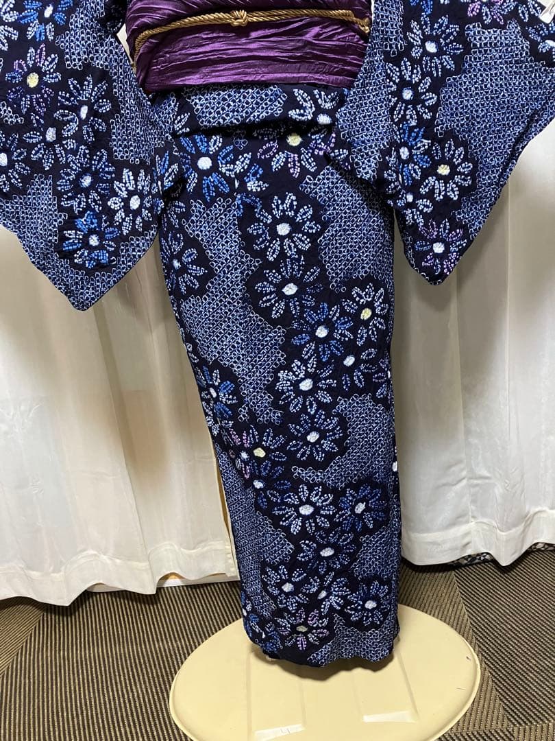 momo！有松鳴海総絞り浴衣のみ150.5±5