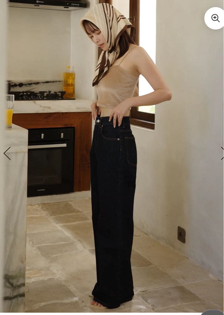 anuans Wide leg denim ワイドレッグデニム　サイズ1