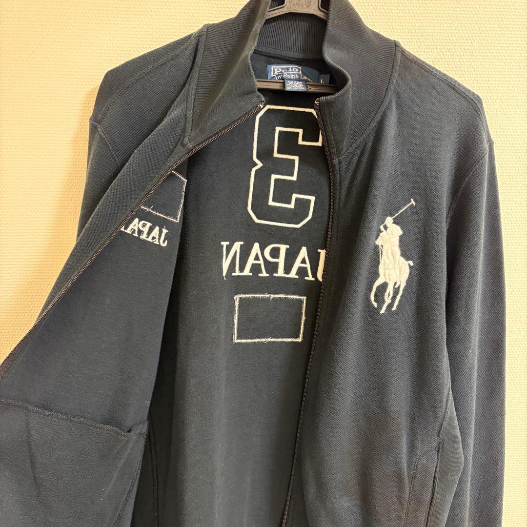 【入手困難】Ｌポロラルフローレン トラックジャケット JAPAN 刺繍