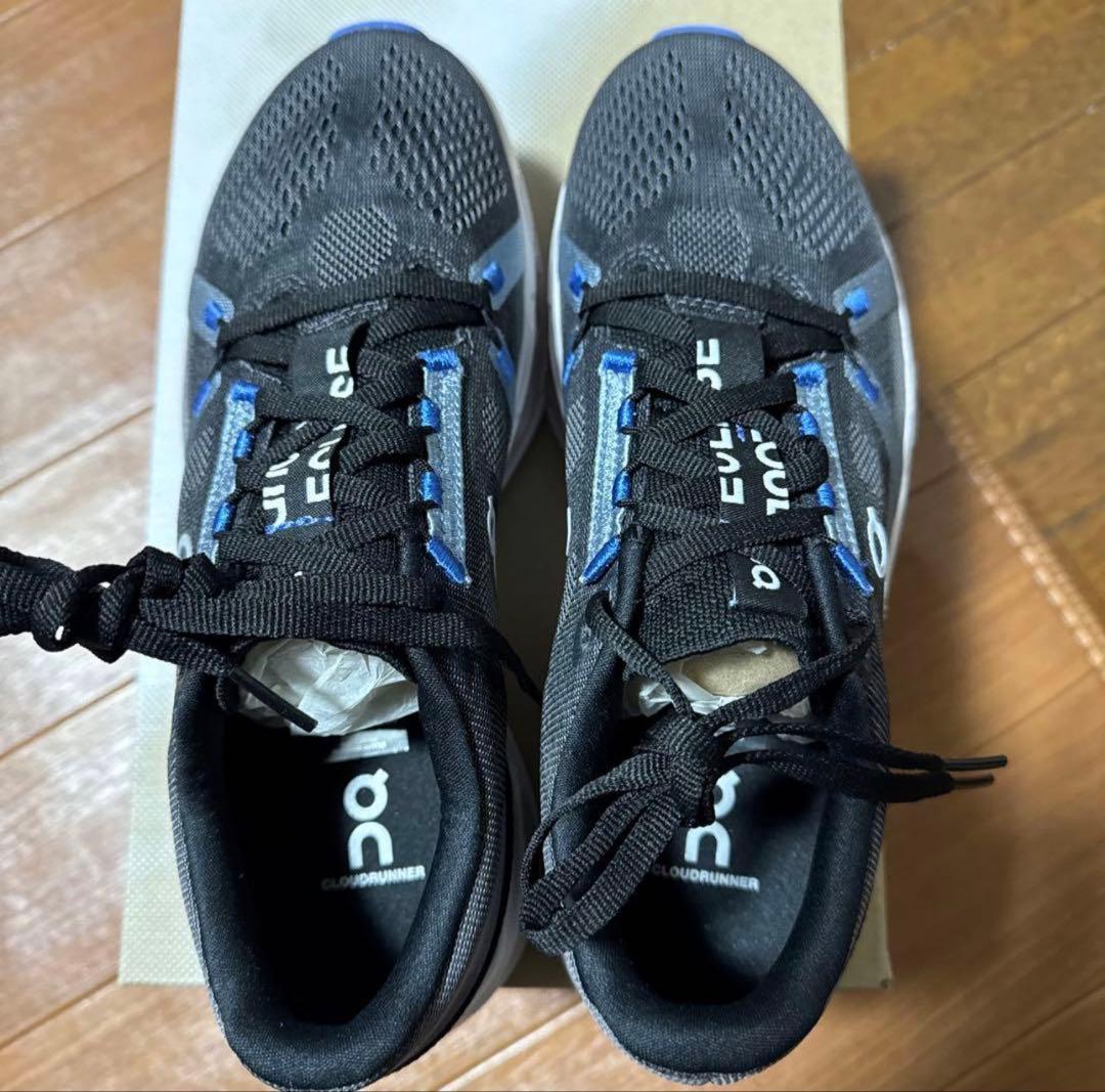 onオン クラウドエクリプス ブラック×フロスト25㎝新品未使用品