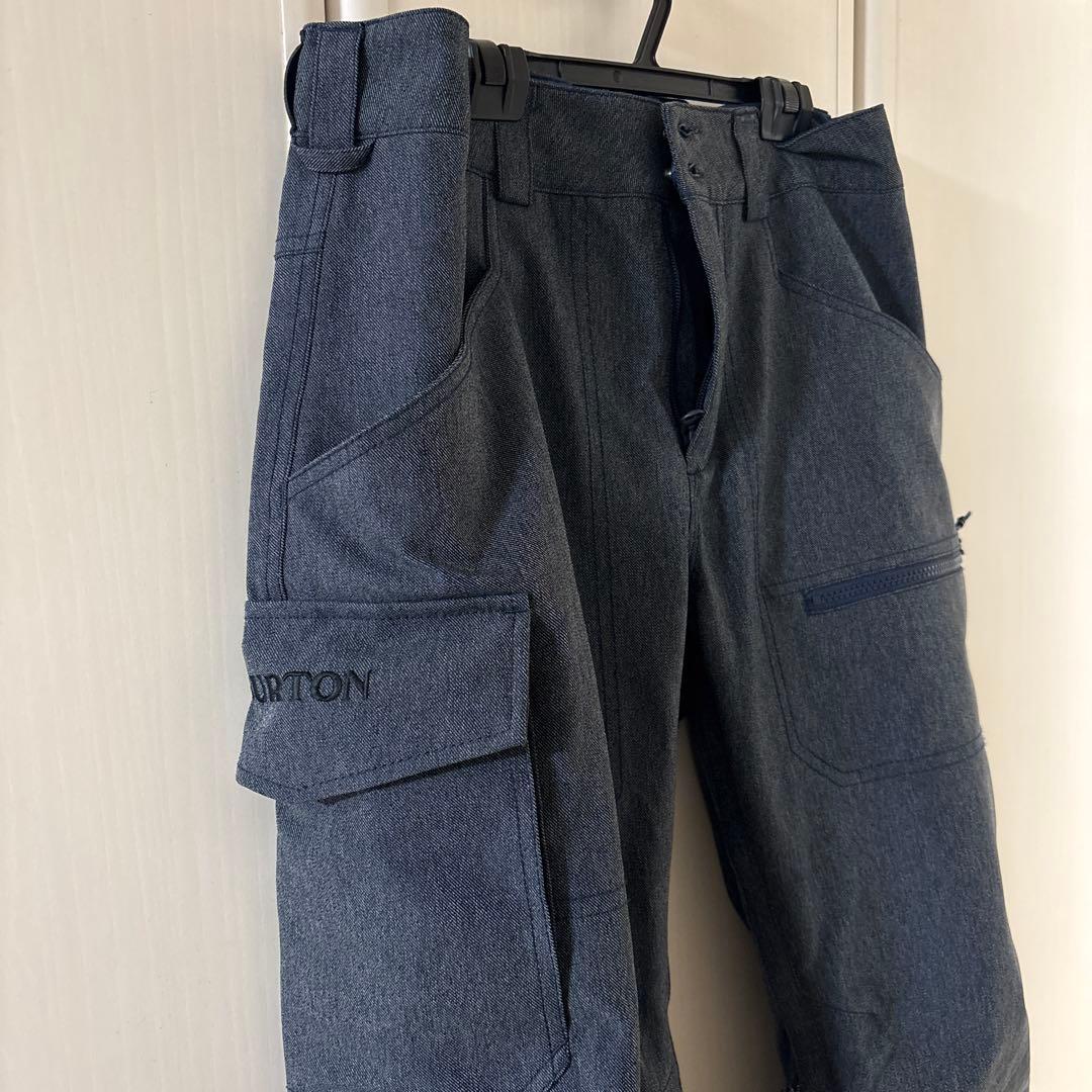 【美品】BURTON スノーボードウェア M ダークグレー　パンツ