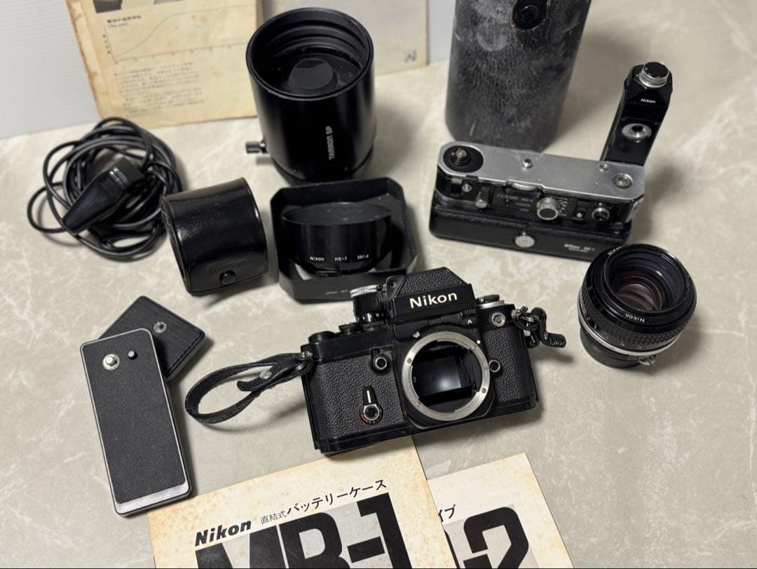 【完全現状品】Nikon F2 770万番台 / 55mm f1.2 他 セット
