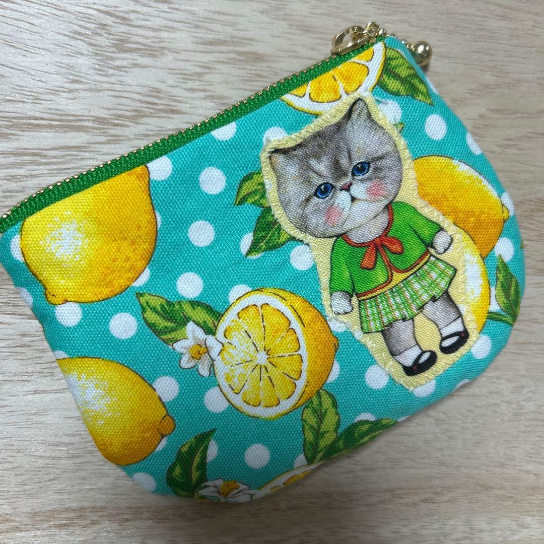 ハンドメイド　ころりんミニミニポーチ　コヤンイサムチョン☆レモンルミちゃん☆