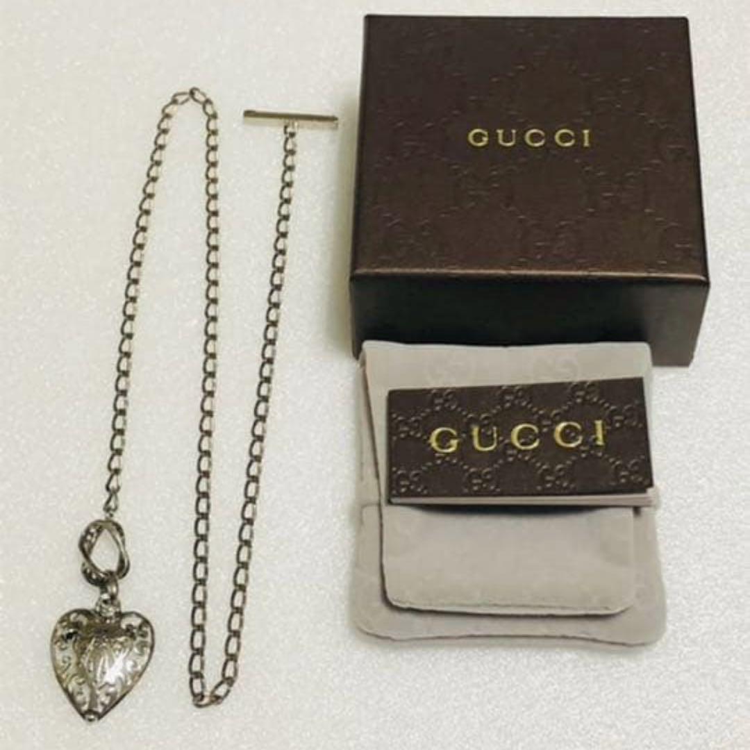 ma GUCCI グッチ　レア　クレスト　シルバー　ネックレス