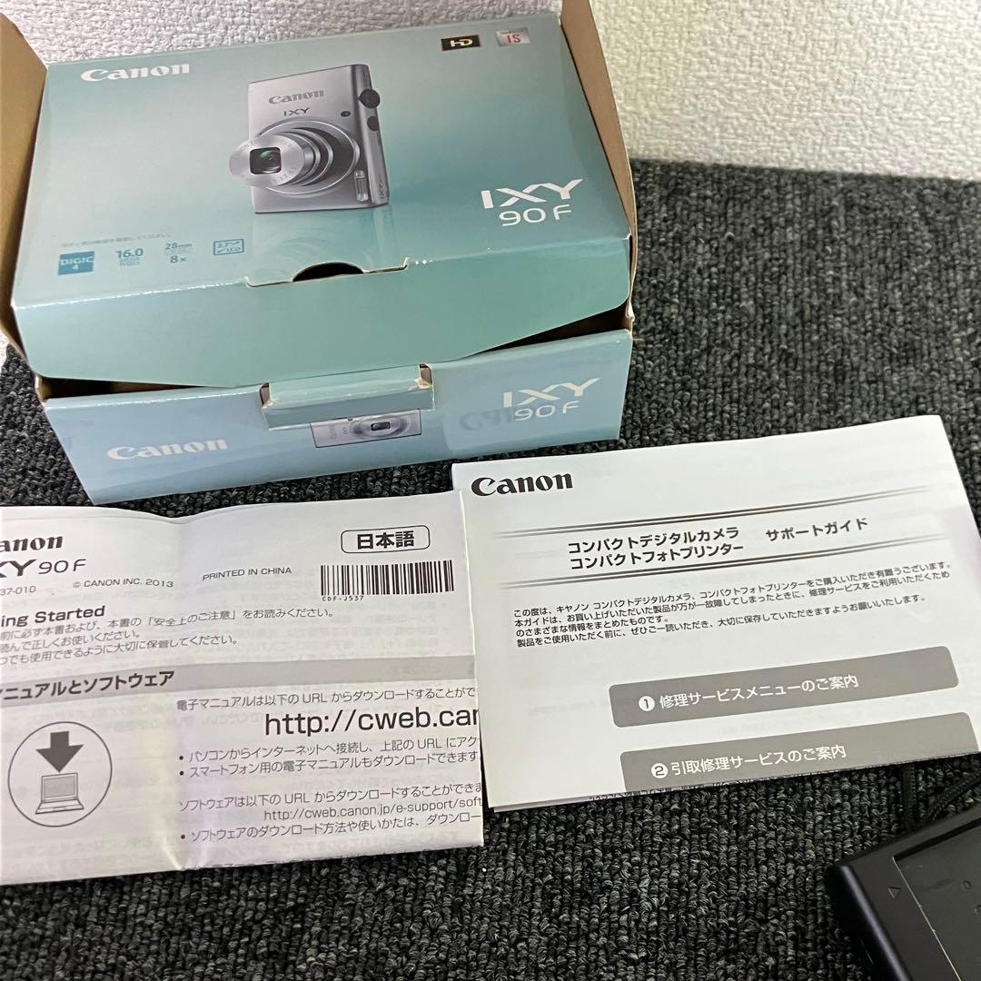 【箱付】Canon IXY90F コンパクトデジタルカメラ　ブルー