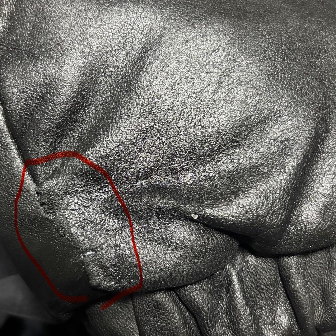 【激レア48キングサイズ】Schott レザーダウンジャケット XXXL