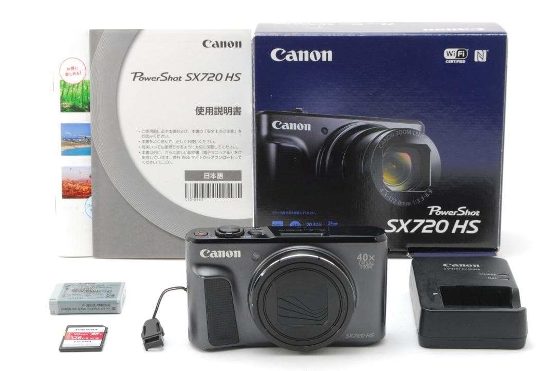 【箱付き】キヤノン Canon PowerShot SX720 HS ブラック