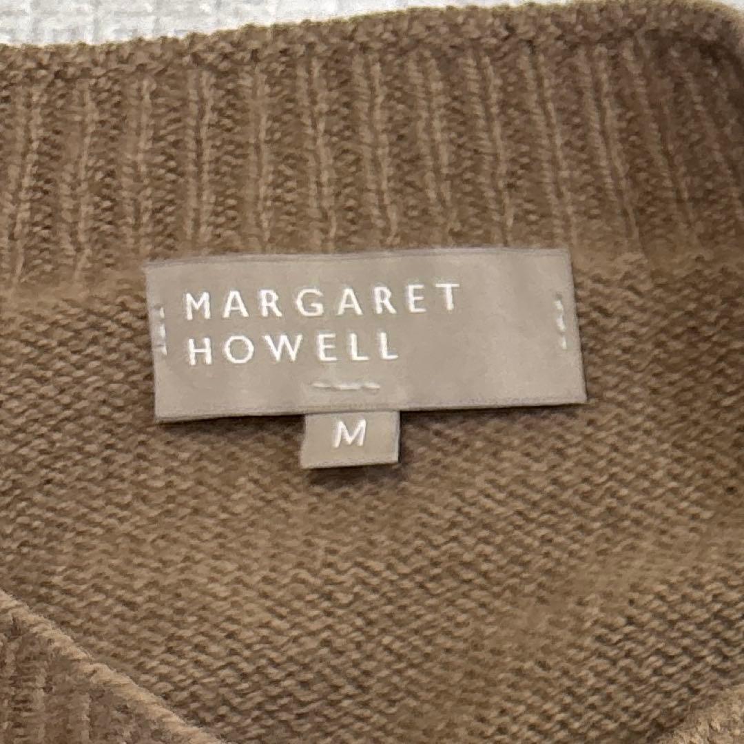 スコットランド製 MARGARET HOWELL カシミヤ クルーネックニット