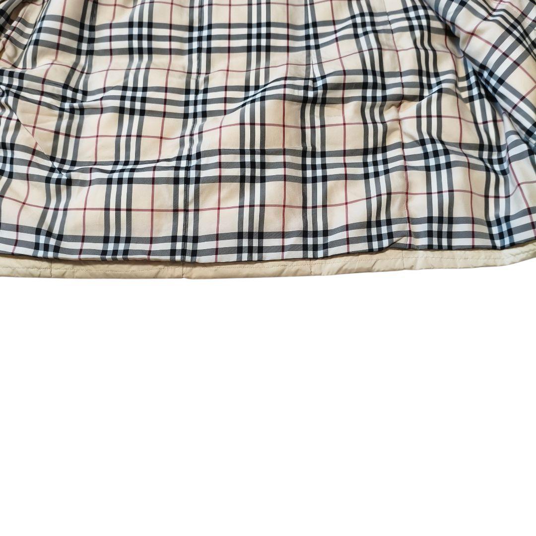 バーバリー ロンドン ロング ダウン ノバチェック キルティング コート