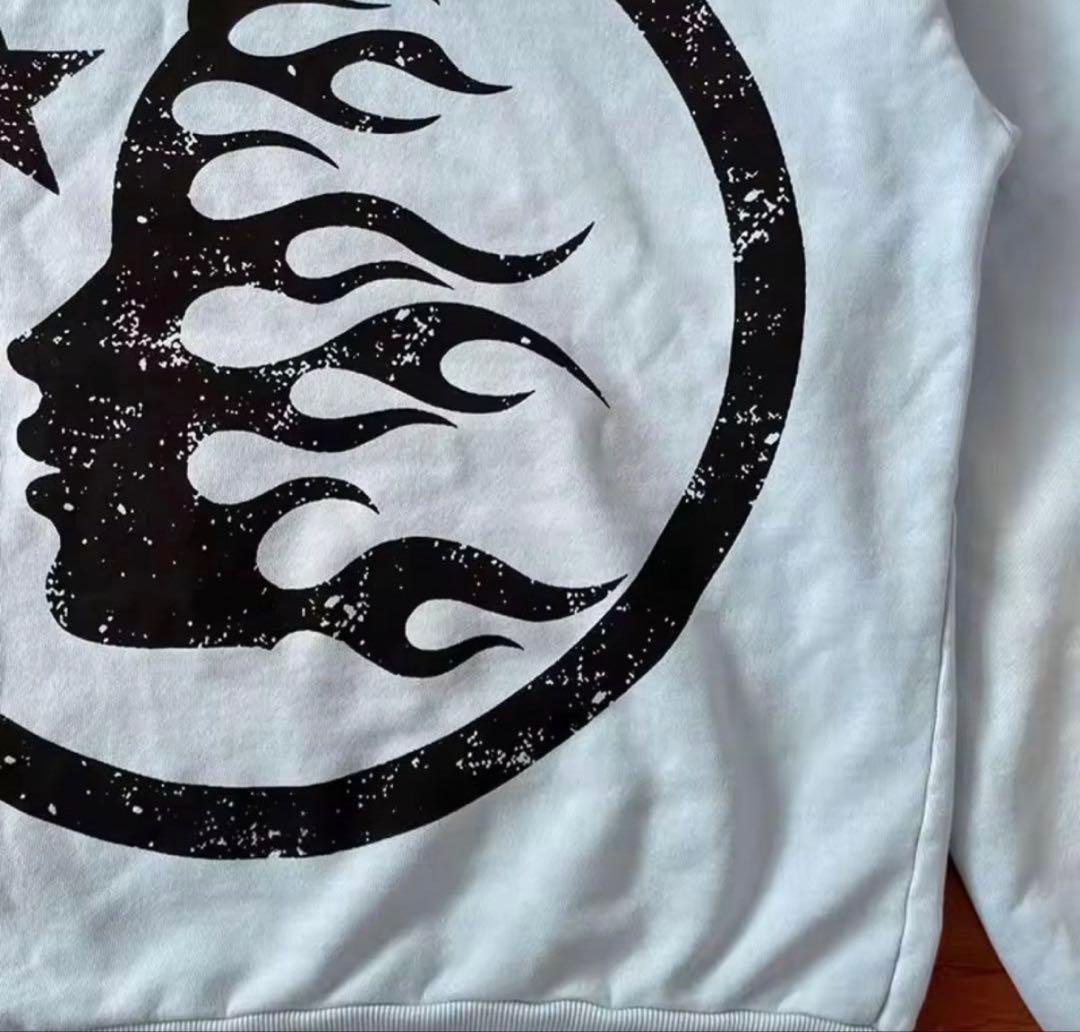 大幅値下げしました！ HELLSTAR ライトブルーパーカー