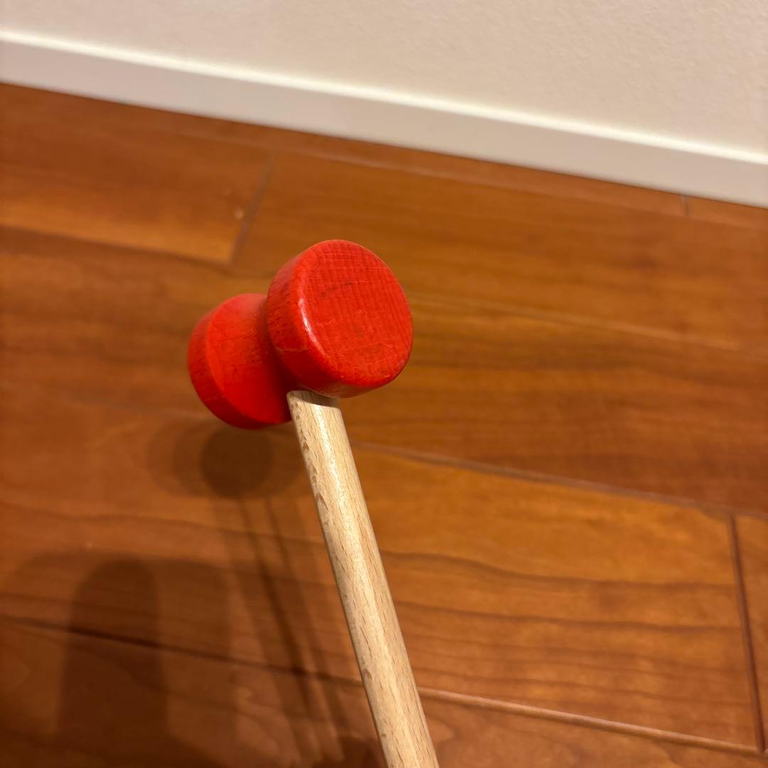 木製カラフル知育玩具 ハンマー付きNIC社