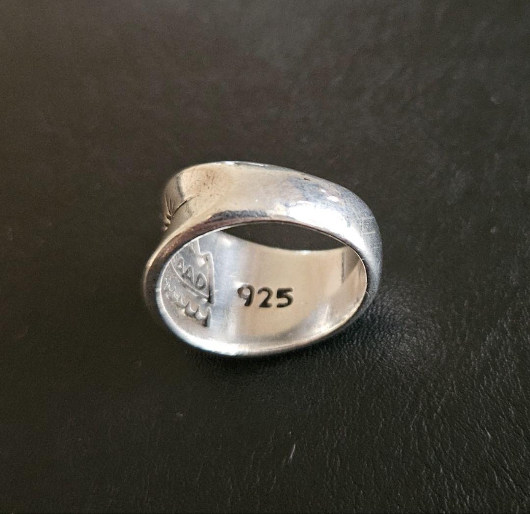 超希少品　SAAD サード　NO.8ターコイズ　リング　シルバー925　天然石