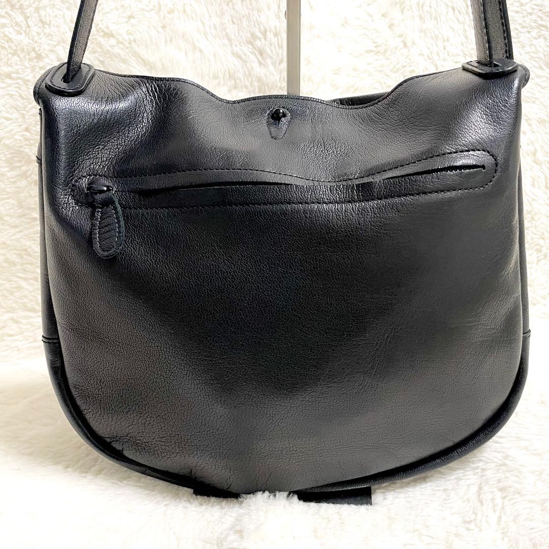 【未使用級✨】STYLE CRAFT ゴート ショルダーバッグ ブラック レザー