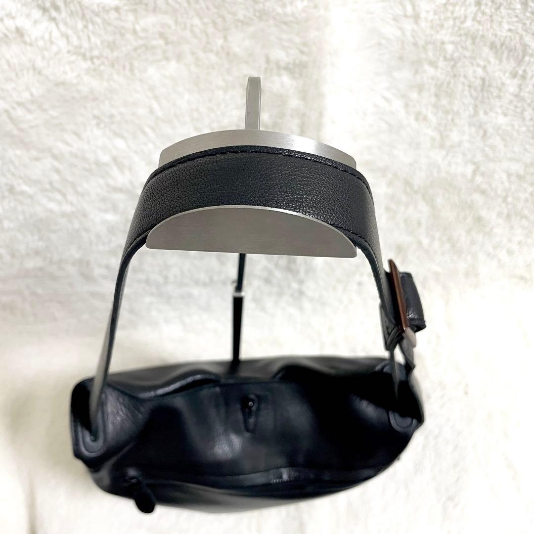 【未使用級✨】STYLE CRAFT ゴート ショルダーバッグ ブラック レザー