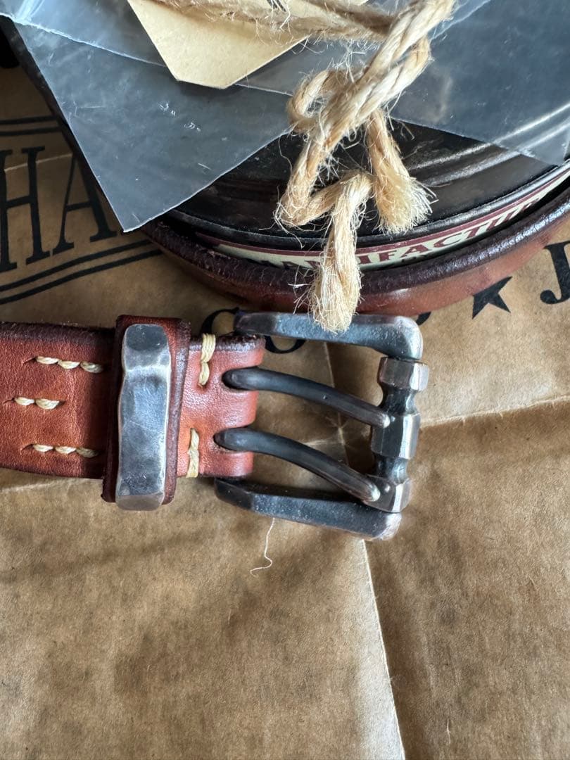 希少 アメカジ AVIREX VINTAGE WORKS コラボダブルピンベルト