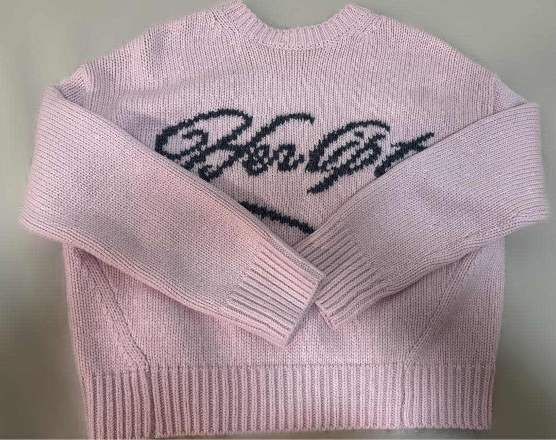 Herlipto￤Loved one Logo Jacquard Knit