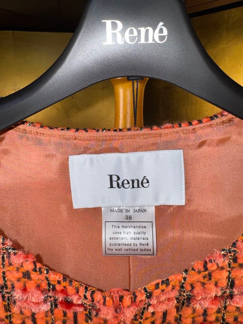 【Reneルネ】新品タグ付き定価115,500円マリアケントワンピース38