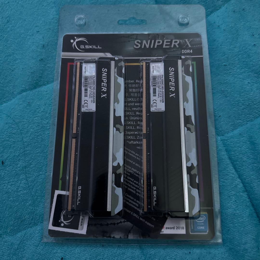G.SKILL SNIPER X DDR4 16gb×2 32GB 3600