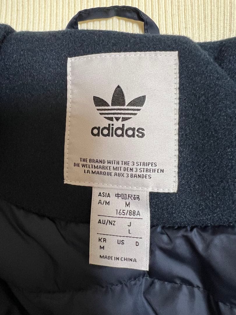 【未使用】ADIDAS VRCT BOMBER W ネイビー/ホワイト