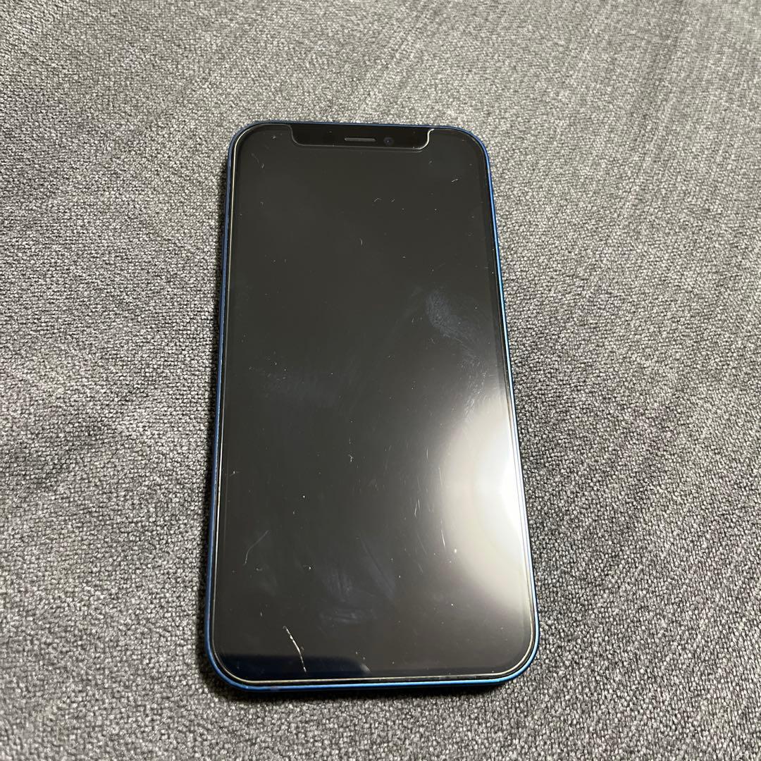 Apple iPhone 12mini バッテリー77% ブルー