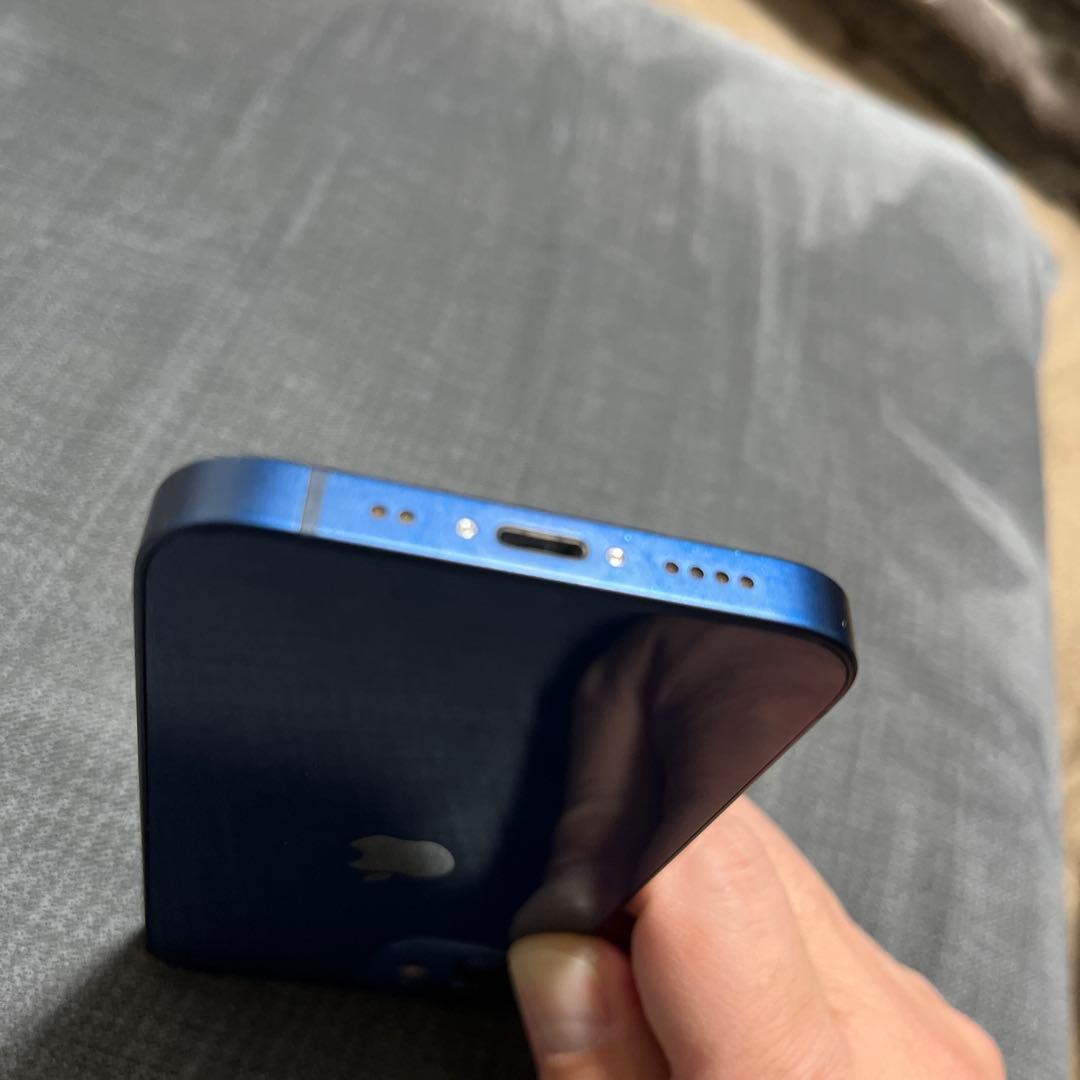 Apple iPhone 12mini バッテリー77% ブルー