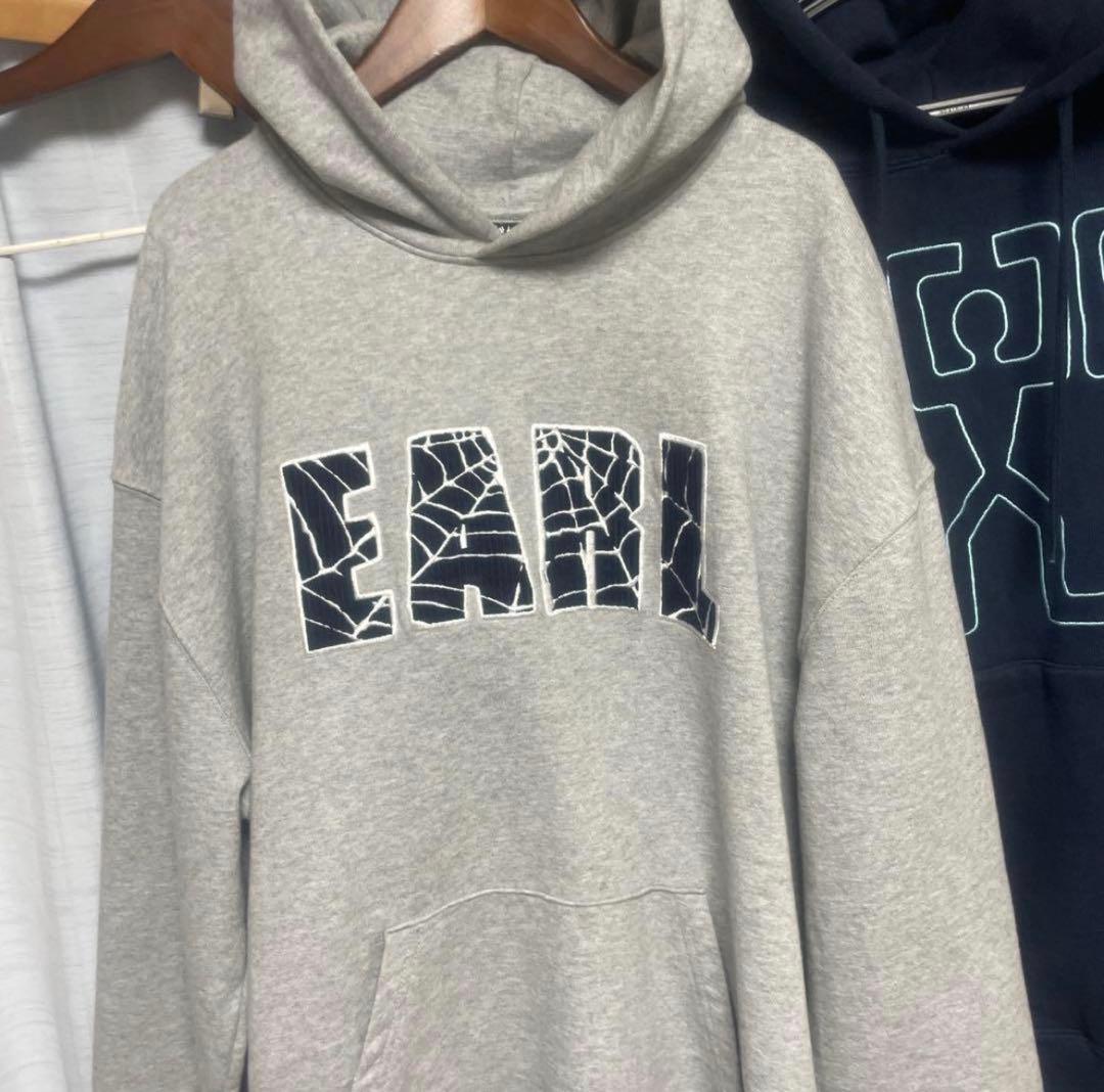 earl skateboards web Hoodie パーカー グレー　最安値