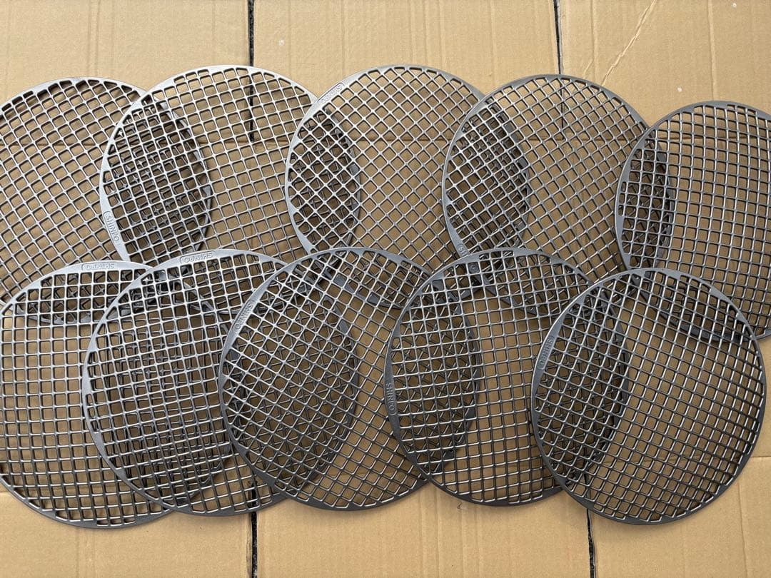 シンポ 焼肉用ロースター網 丸型28cm 業務用 10枚セット 新品未使用 美品