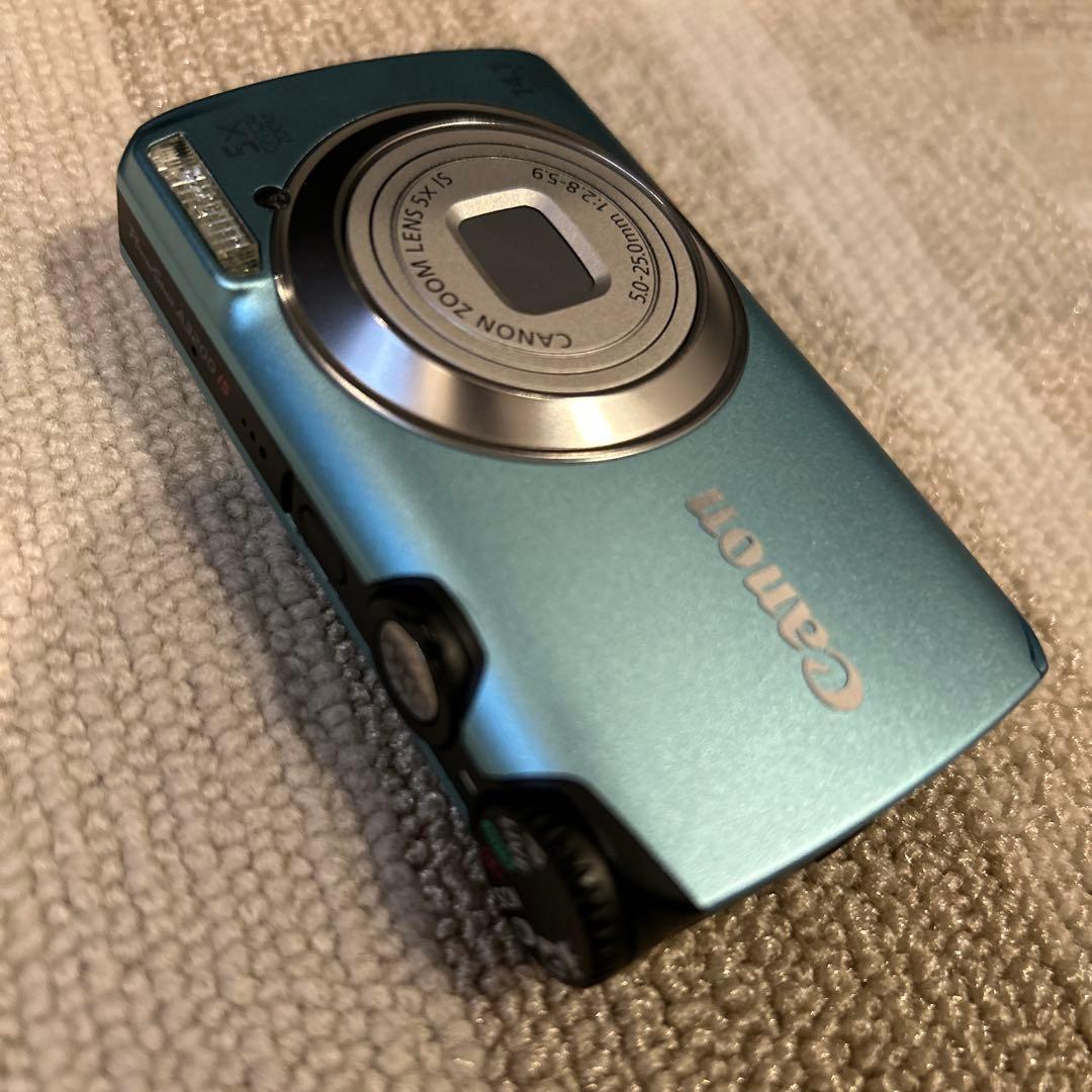 Canon キャノン PowerShot A3200IS デジカメ ブルー